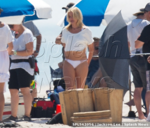 Cameron Diaz in MIKOH SWIMWEAR 6.16.13
