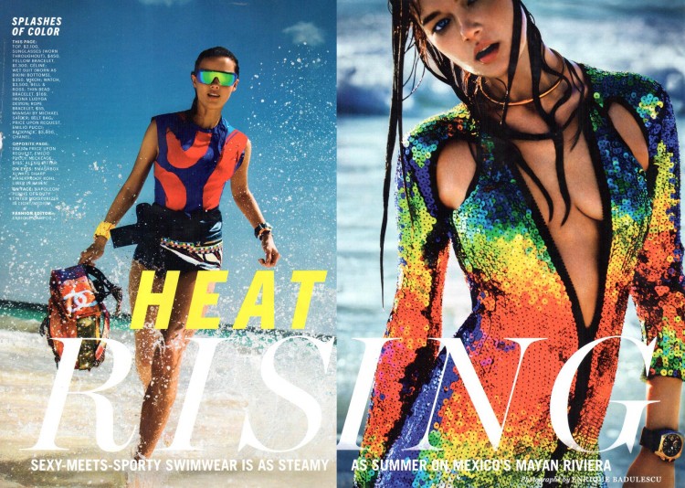 MIKOH in Marie Claire double page